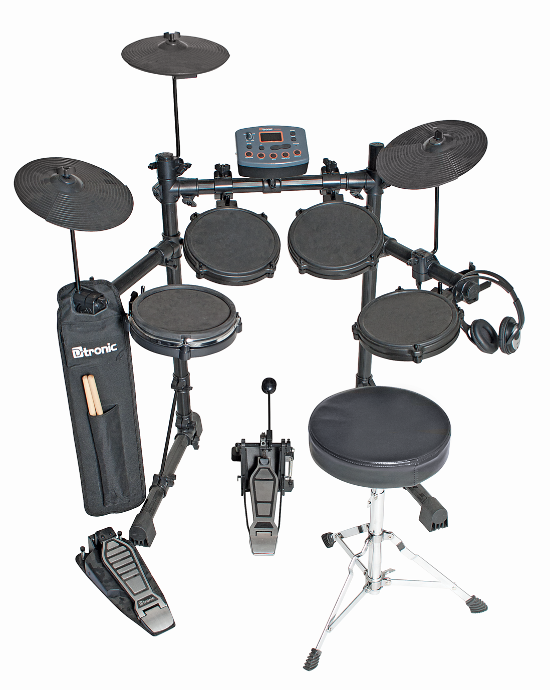 D-Tronic | EDQ2P | 5 Piece Electronic Drum Kit Package | D-Tronic | EDQ2P | 5 Piece Electronic Drum Kit Package |